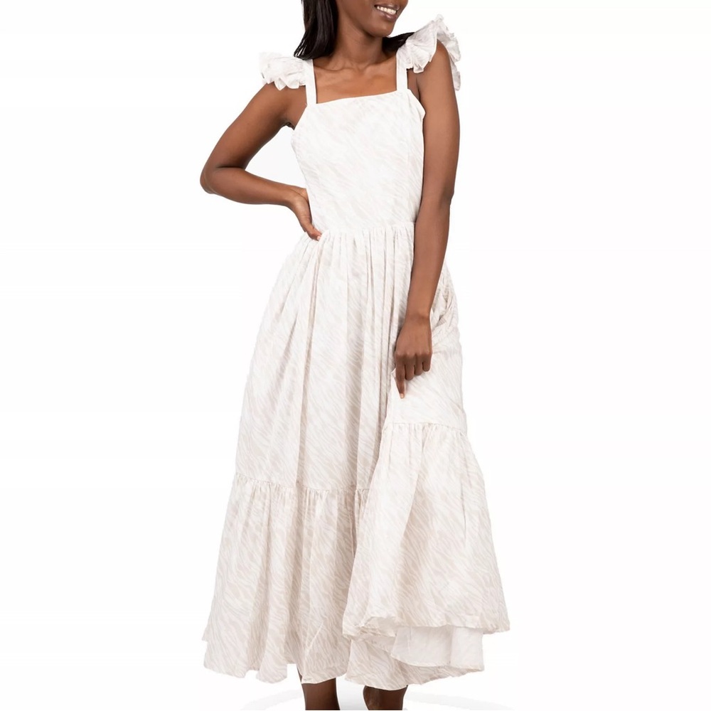 Ruffle Sleeves dress